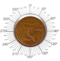 2004 - 25 Centavos - ERRO: Reverso Invertido - Moeda Brasil