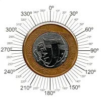 2006 - 1 Real - ERRO: Reverso Horizontal - Moeda Brasil