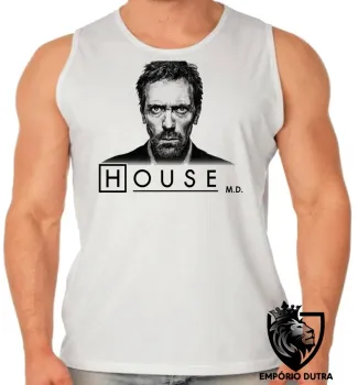 Camiseta Regata adulto ou infantil Doutor House desenho - Foto 2