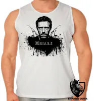 Camiseta Regata adulto ou infantil Dr. House pintado - Foto 2