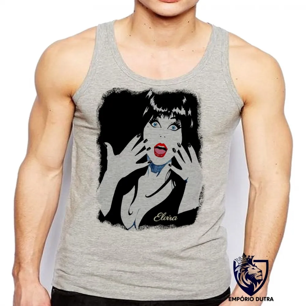 Camiseta Regata adulto ou infantil elvira rainha das trevas Imagem