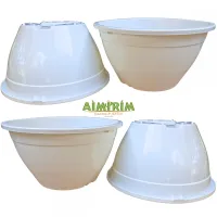 10 Vasos cuia 18 de Plástico 1,3 Litros de volume - Foto 4