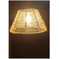 Lustre Pendente De Sisal  Aramada 30cm Moderno - Foto 2