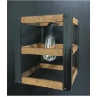 Lustre Industrial De Madeira Retro, Lâmpada pingente de cozinha vintage, Restaurante Pendurado Iluminação, Lâmpada de sala de jantar - Foto 3