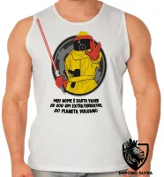 Camiseta Regata adulto ou infantil de volta futuro extraterrestre darth vulcano - Foto 2