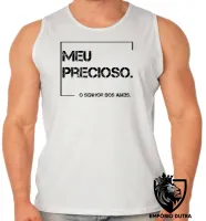 Camiseta Regata adulto ou infantil Frase filme senhor dos aneis meu precioso - Foto 2
