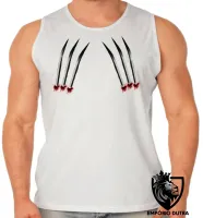 Camiseta Regata adulto ou infantil Garras Wolverine logan - Foto 2