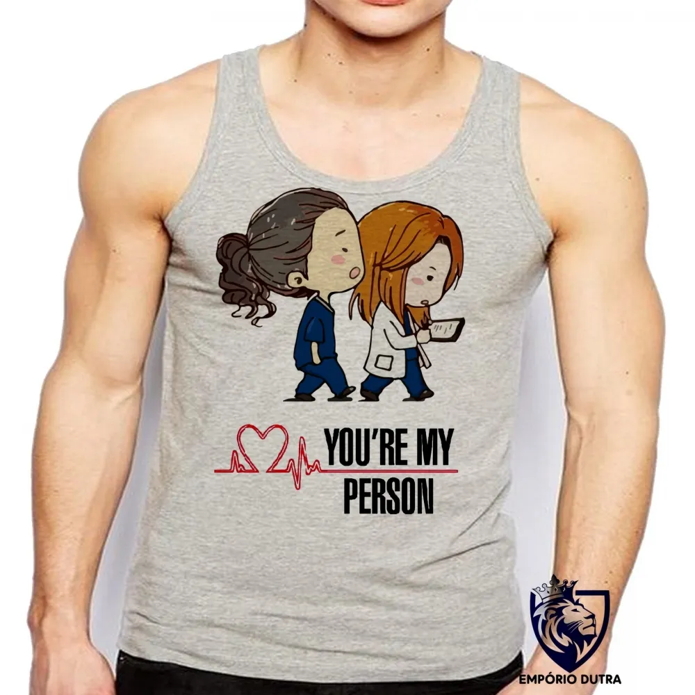 Camiseta Regata adulto ou infantil Greys Anatomy medicas hospital Imagem