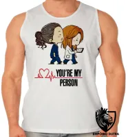 Camiseta Regata adulto ou infantil Greys Anatomy medicas hospital - Foto 2
