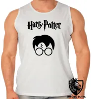 Camiseta Regata adulto ou infantil Harry potter bruxo magico varinha filme - Foto 2