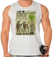 Camiseta Regata adulto ou infantil hieróglifos Caça Fantasmas - Foto 2