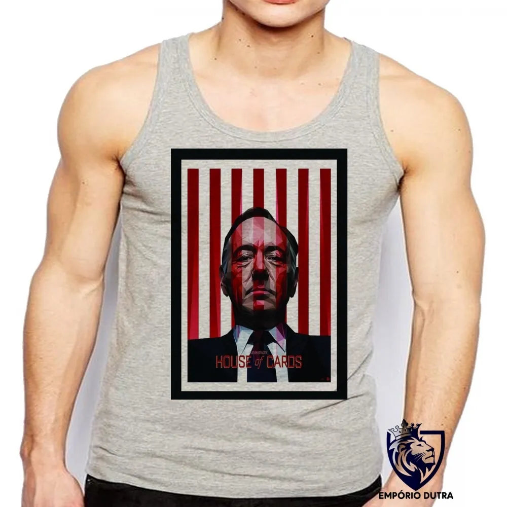 Camiseta Regata adulto ou infantil House of Cards Imagem