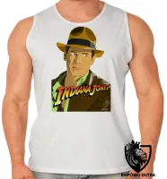 Camiseta Regata adulto ou infantil Indiana Jones desenho - Foto 2