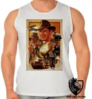 Camiseta Regata adulto ou infantil Indiana Jones cálice fogo - Foto 2