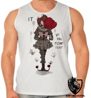 Camiseta Regata adulto ou infantil It a coisa Palhaço - Foto 2