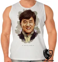 Camiseta Regata adulto ou infantil Jackie Chan - Foto 2