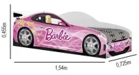 Cama Infantil Carros Carros Menina Barbie 1.54 nv - Foto 2