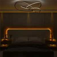 Cabeceira Box Innova Casal/queen/king com Led + 2 cabeceiras 2.72 - Foto 5