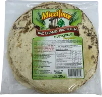 PÃO LIBANÊS TIPO FOLHA PEQUENO MAXIFOUR 270G