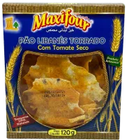 PÃO LIBANÊS TORRADO TOMATE SECO 120g