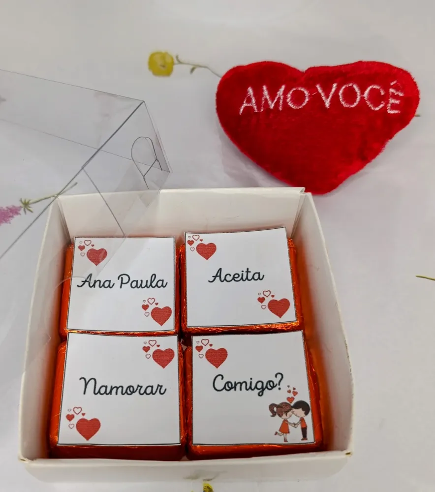 Caixa de Bombons Quer Namorar Comigo? Imagem