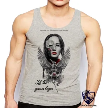 Camiseta Regata adulto ou infantil jogos vorazes