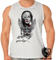 Camiseta Regata adulto ou infantil jogos vorazes - Foto 2