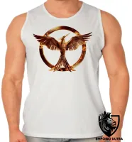 Camiseta Regata adulto ou infantil Jogos Vorazes tordo dourado - Foto 2