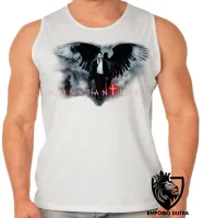 Camiseta Regata adulto ou infantil John Constantine arma - Foto 2