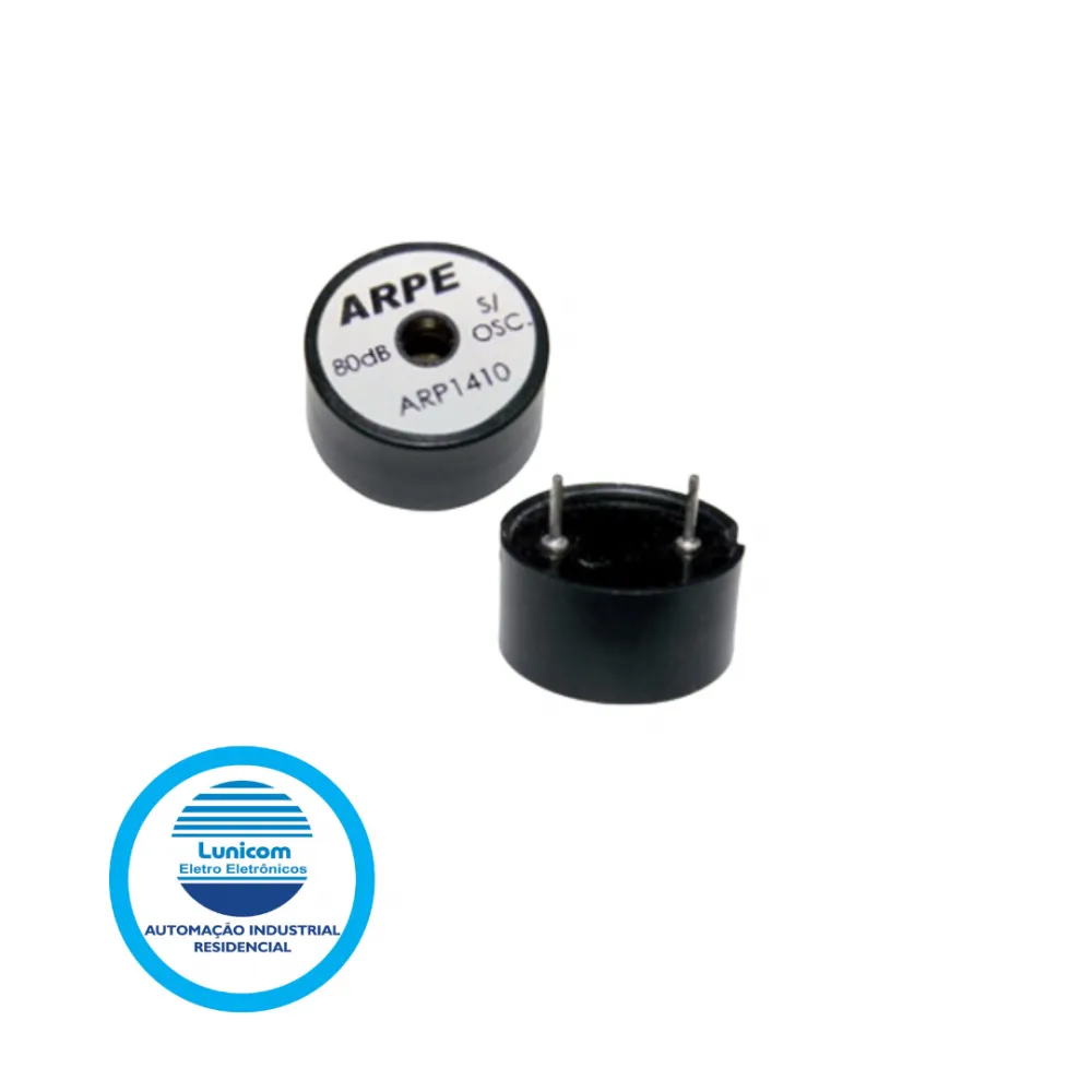 SINALIZADOR PIEZOELETRICO ARP1410 80DB 5-30VPP S/ OSCILADOR