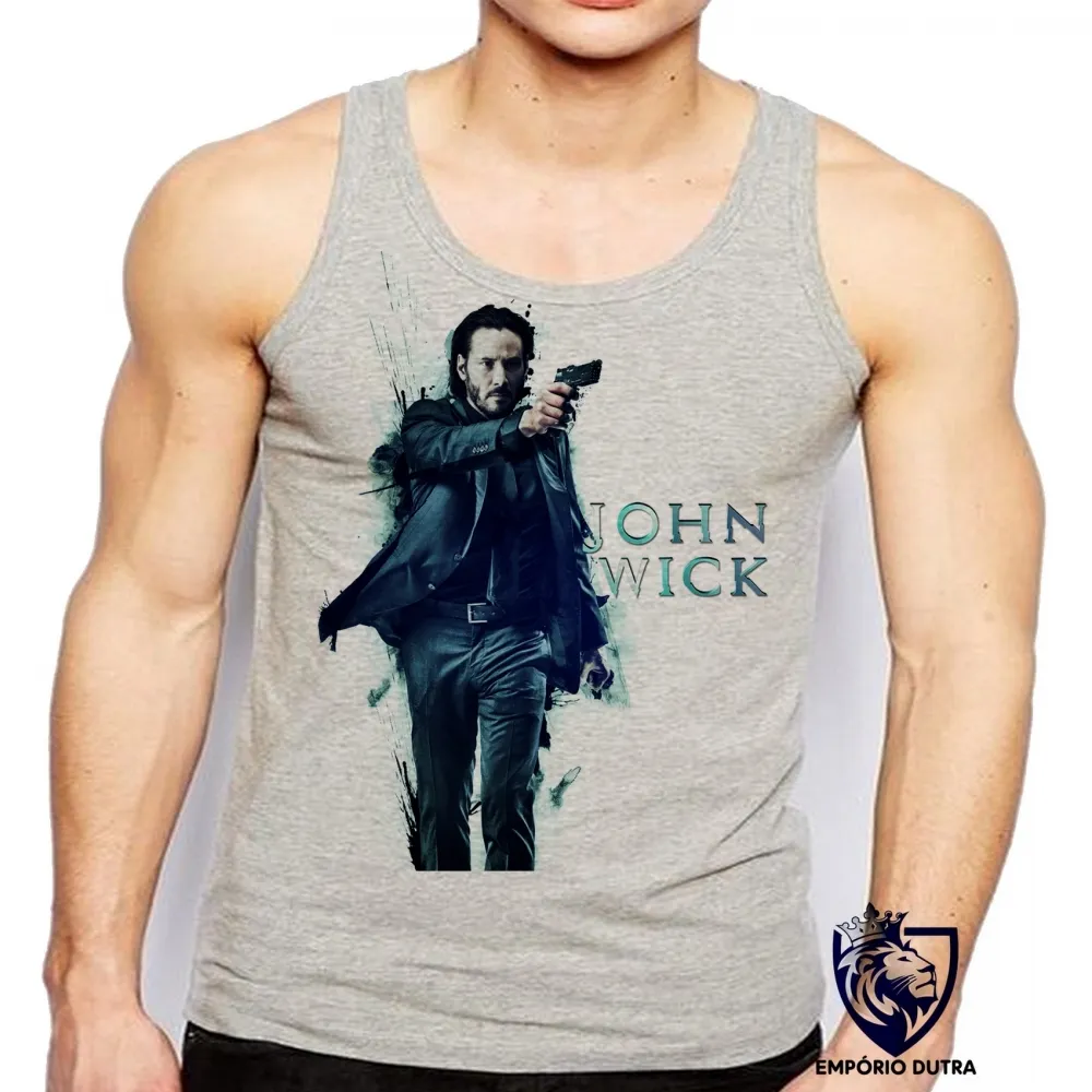Camiseta Regata adulto ou infantil John Wick Imagem