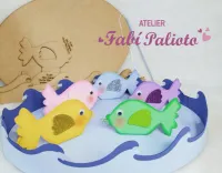 G1.657 Gabarito de Moldes  em MDF Pescaria - Foto 3