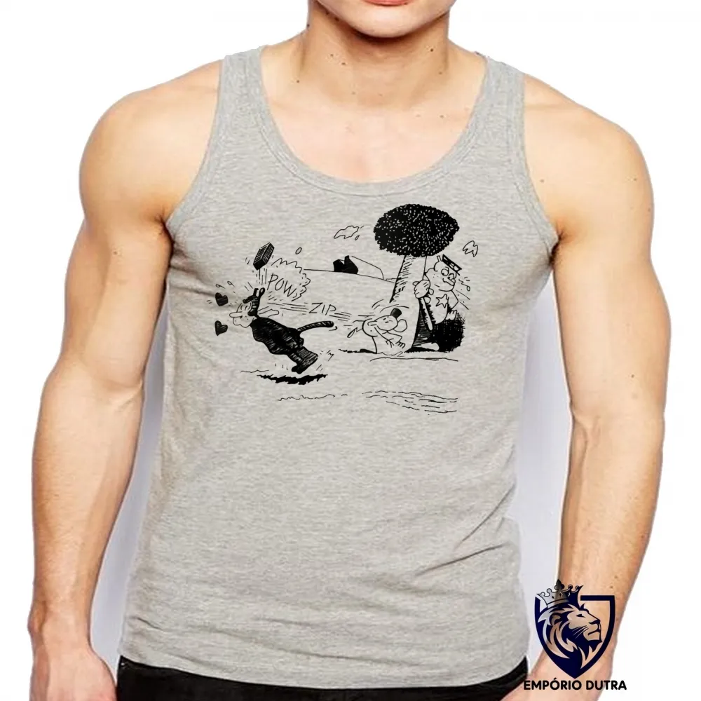 Camiseta Regata adulto ou infantil Krazy Kat pulp fiction samuel Imagem