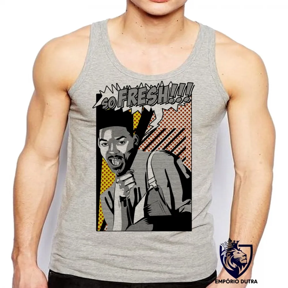 Camiseta Regata adulto ou infantil Maluco no pedaço will smith