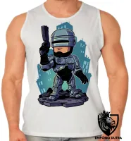 Camiseta Regata adulto ou infantil ROBOCOP robo policial futuro - Foto 2