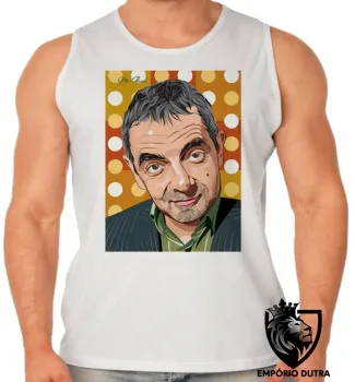 Camiseta Regata adulto ou infantil Mr. Bean bolinhas - Foto 2