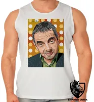 Camiseta Regata adulto ou infantil Mr. Bean bolinhas - Foto 2