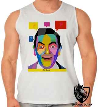 Camiseta Regata adulto ou infantil Mr. Bean serie seriado engraçado risos - Foto 2