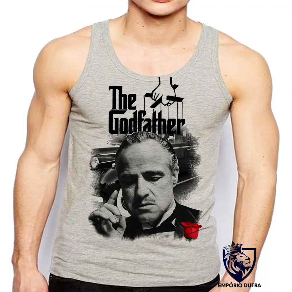 Camiseta Regata adulto ou infantil poderoso chefão the godfather mafia filme