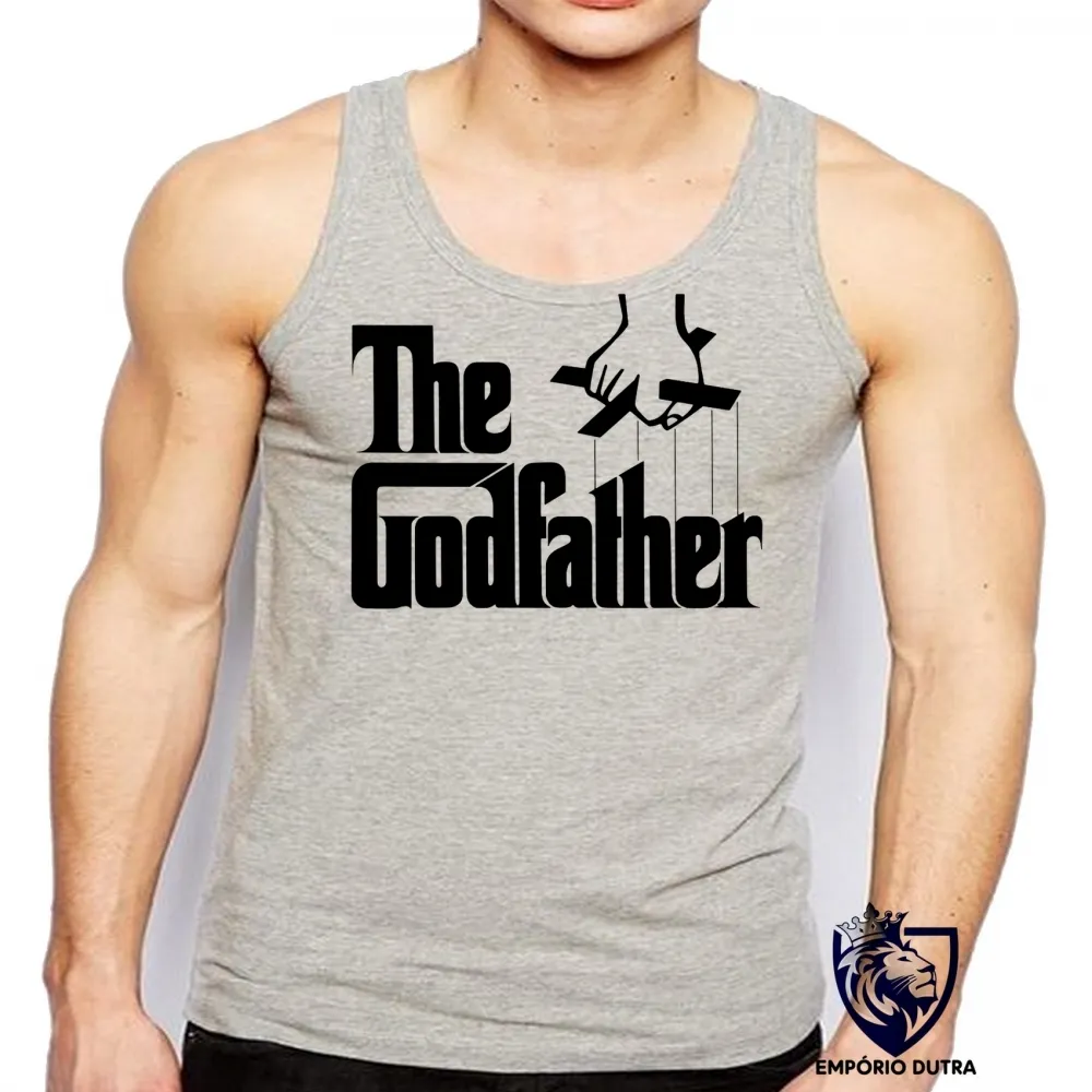 Camiseta Regata adulto ou infantil poderoso chefão the godfather mafia italiana Imagem