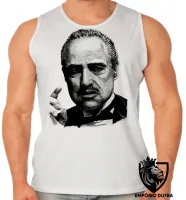 Camiseta Regata adulto ou infantil poderoso chefão the godfather marlon brando - Foto 2