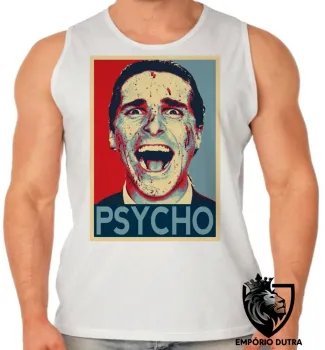 Camiseta Regata adulto ou infantil Psycho Patrick Bateman Christian Bale - Foto 2