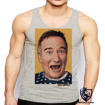 Camiseta Regata adulto ou infantil Robin Williams