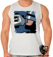 Camiseta Regata adulto ou infantil Robocop Mobil Oleo - Foto 2