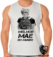 Camiseta Regata adulto ou infantil Sarah Connor melhor mãe mundo - Foto 2