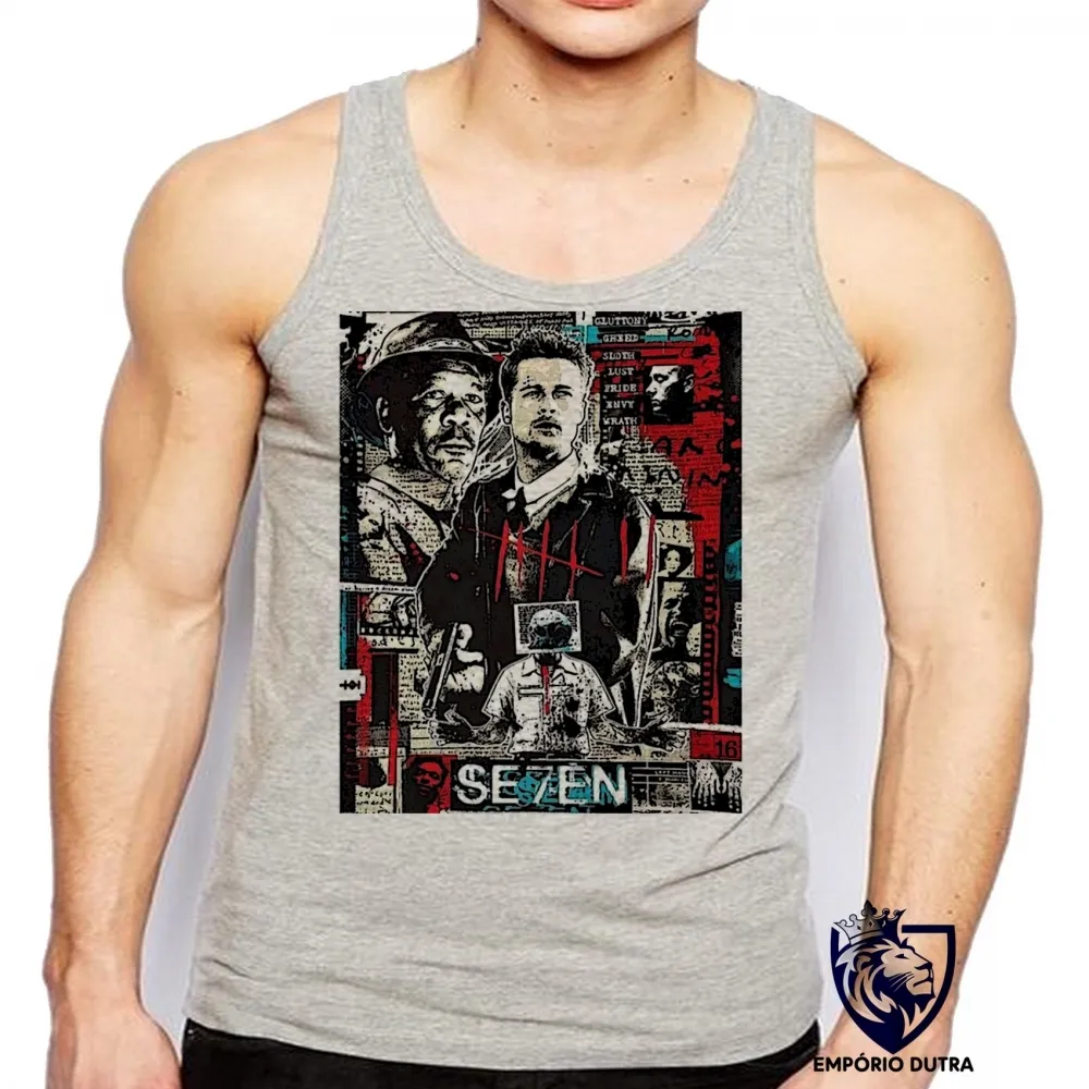 Camiseta Regata adulto ou infantil Seven os sete pecados capitais Imagem