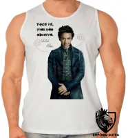 Camiseta Regata adulto ou infantil Sherlock Holmes você vê - Foto 2