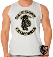 Camiseta Regata adulto ou infantil SOA  Samcro sons of anarchy anarquia - Foto 4