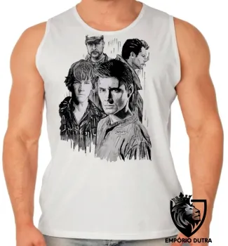 Camiseta Regata adulto ou infantil Sobrenatural irmãos Winchester serie - Foto 2