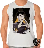Camiseta Regata adulto ou infantil Spock star trek - Foto 2